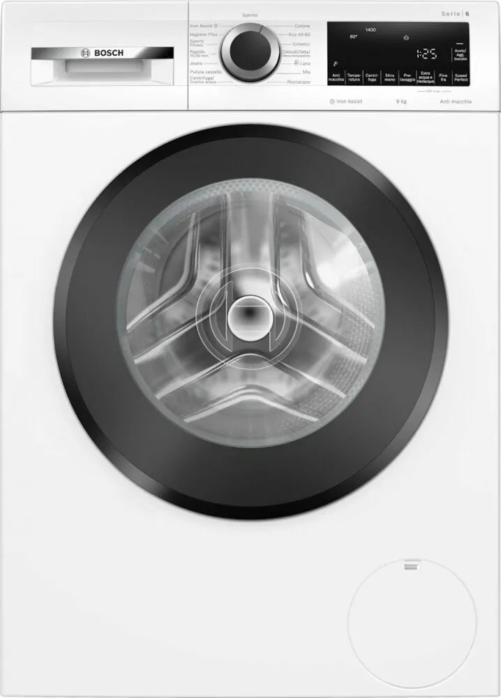 Bosch Lavatrice 9 kg Centrifuga 1400 Giri Classe Energetica A Funzione Vapore colore Bianco - WGG244Z0IT